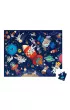 Puzzle w walizce 54 el. Rakieta kosmiczna Janod