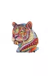 Puzzle drewniane eko 129 el. Tajemniczy tygrys A3 Maksik