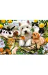 Puzzle 300 el. XXL Szcz�liwe zwierz�ta Ravensburger