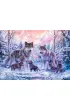 Puzzle 1000 el. �nie�ne wilki Ravensburger
