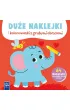 Du�e naklejki i kolorowanki z grubymi obrysami. S�o�