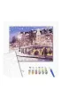 Brushme Malowanie po numerach - Bajkowy Amsterdam zim� 40x50cm