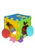 Puzzle piankowe mata Owoce  29x29 9el. SMILY PLAY SP84355