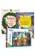 Paczka od Miko�aja: �wi�ta w Gaj�wce, Pierwsza encyklopedia dla ma�ych geniuszy, Puzzle 100 el. Zimowe Trefliki