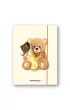Narcissus Teczka A4 z gumk� - Teddies& Mi� z czekolad�