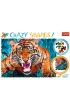 Puzzle 600 el. Crazy Shapes. Oko w oko z tygrysem Trefl