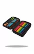 CoolPack Pi�rnik podw�jny z wyposa�eniem Jumper 2 Daisy Black