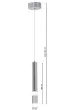 Eko-light Lampa wisz�ca Ice 5W LED