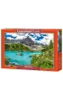Puzzle 2000 el. Lake Sorapis, Alps, Italy Castorland