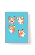 Narcissus Zeszyt A4 32k.w lini� cienka kolorowa PP Kawaii 1szt.mix