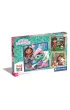 Puzzle 3x48 el. SuperColor. Koci Domek Gabi Clementoni