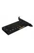 Axagon PCEM2-DC Adapter wewn�trzny PCIe x4, 1x M.2 NVMe M-key + 1x SATA B-key slot, ch�odnica, SP & LP + radiator