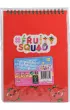 Pachn�cy notatnik z naklejkami Fruitysquad