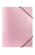 Biurfol Teczka z gumk� A4 PP stardust r�owa
