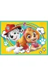 Puzzle 4w1. Wesoa ekipa Psiego Patrolu Trefl