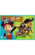 Puzzle 4w1. Wesoa ekipa Psiego Patrolu Trefl