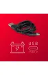 Webber Elektryczny m�ynek do soli i pieprzu akumulatorowy USB zestaw regulacja mielenia pod�wietlenie 2 x 70 ml