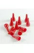 Pionki do gry plastik zwyk�e - czerwone - 100 szt.