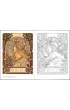 Alfons Mucha - zeszyt do kolorowania