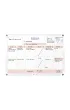 Oxford Flowers Planer tygodniowy A4 Floral 60 kartek