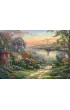 Puzzle 1000 Thomas Kinkade Port w Nowej Anglii/USA Schmidt
