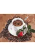Brushme Malowanie po numerach - Kawa z odrobin� romansu 40x50cm