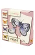 Puzzle 4 el. Motyle Mama Maluje