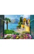 Puzzle 1000 el. Widok na jezioro Como Trefl