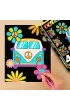 Diamond Dotz Haft diamentowy - Adults Flocked Neon Peace&Love 4pack