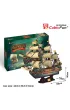 Puzzle 3D 248 el. �aglowiec San Felipe XL Cubic Fun