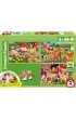 Puzzle 3x48 Zwierz�ta na farmie Schmidt