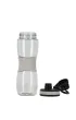 Bidon na wod� Strigo z gumowym uchwytem szary