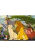 Puzzle 2x48 el. Kr�l Lew Zakochany kundel Educa