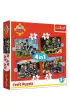 Puzzle 4w1 Przygody stra�aka Sama Trefl
