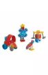Mini Waffle Konstruktor Klocki konstrukcyjne Mini Waffle 70 element�w Konstruktor �redni niebieski MARIOINEX 902806
