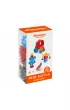 Mini Waffle Konstruktor Klocki konstrukcyjne Mini Waffle 70 element�w Konstruktor �redni niebieski MARIOINEX 902806