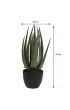 ProGarden Sztuczny Aloes w donicy 45 cm Zielony