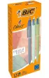 Paczka D�ugopis BIC 4 Colours Mineral Tones 12szt.mix kolor�w