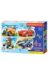 Puzzle maxi 4w1 - Pojazdy (8+12+15+20 el.) Castorland