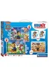 Puzzle 4w1 (30+48 el.) Edukit Psi Patrol Clementoni