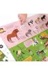 Puzzle obserwacyjne 84 el. Stadnina koni Bright Junior Media