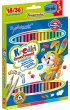 St. Majewski Kredki tr�jk�tne dwustronne Bambino 36 kolor�w 18 szt.