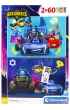 Puzzle 2x60 el. SuperColor. Batwheels Clementoni