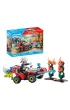 Playmobil Action Heroes Quad stra�y po�arnej w akcji 71825