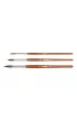 Milan P�dzle okr�g�e z w�osia koziego serii 101, nr 6, 10, 14 3 szt.