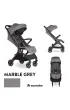 Easywalker Jackey Kompaktowy, samosk�adaj�cy si� w�zek spacerowy z torb� transportow� Marble Grey