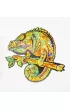 Puzzle drewniane eko 130 el. Kameleon A3 Maksik