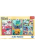 Puzzle 3x80 el. �wiat Stitcha Trefl
