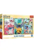 Puzzle 3x80 el. �wiat Stitcha Trefl