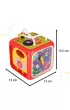 Sorter uk�adanka kostka sensoryczna klocki edukacyjne Montessori 6w1